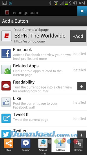 Tùy biến giao diện trình duyệt