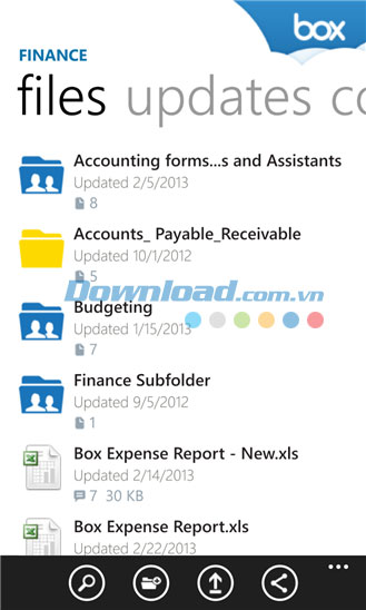 Box for Windows Phone