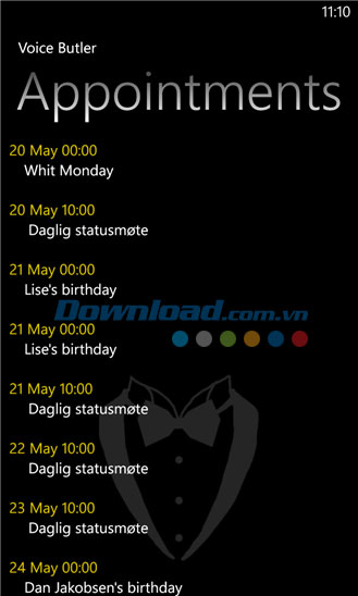 Voice Butler for Windows Phone