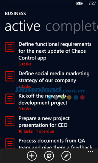 Chaos Control for Windows Phone