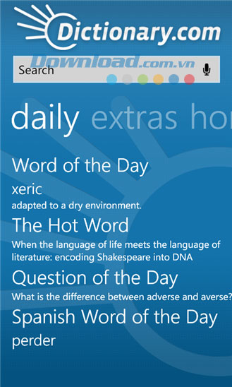 Dictionary.com for Windows Phone