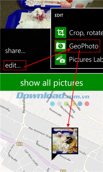 GeoPhoto for Windows Phone