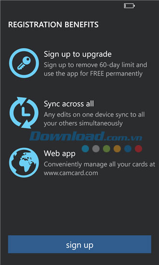 CamCard for Windows Phone