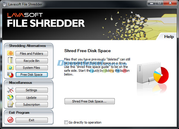 Lavasoft File Shredder