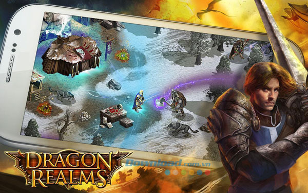 Game chiến đấu cho Android Dragon Realms for Android