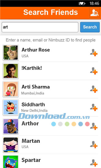 Nimbuzz for Windows Phone