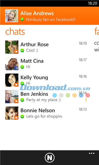 Nimbuzz for Windows Phone