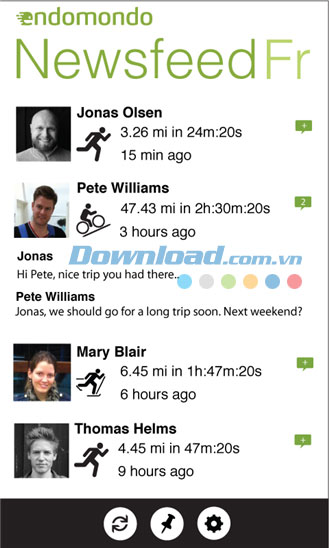 Endomondo Sports Tracker for Windows Phone