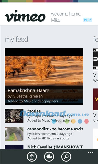 Vimeo for Windows Phone
