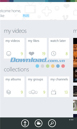 Vimeo for Windows Phone