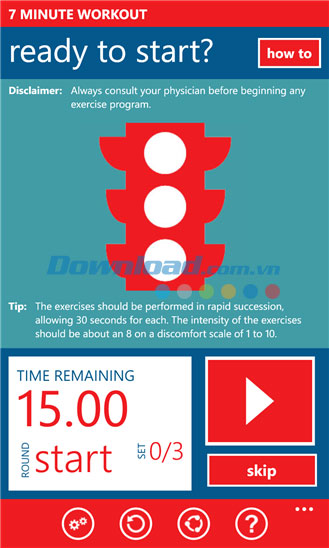 7 Minute Workout for Windows Phone