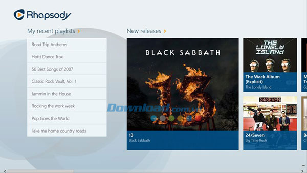 Nghe nhạc trực tuyến Rhapsody