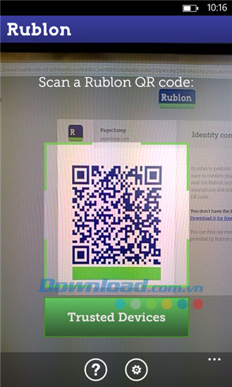 Rublon for Windows Phone