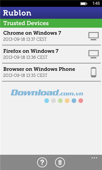 Rublon for Windows Phone