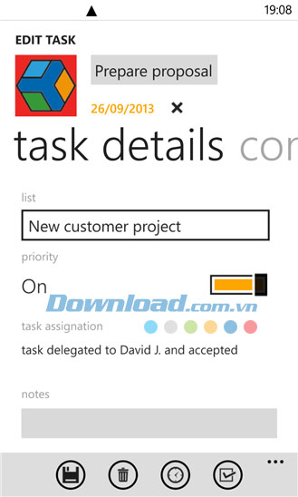 Sytask for Windows Phone