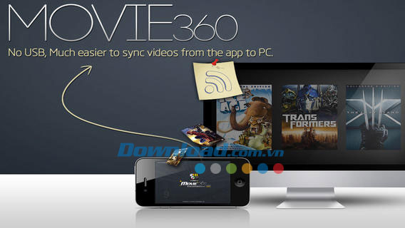 Đồng bộ video vào PC