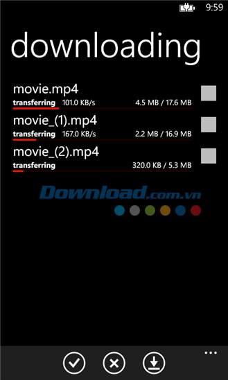 Tải tất cả dữ liệu GetThemAll for Windows Phone