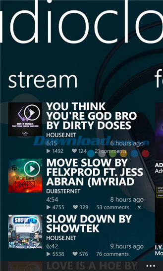 Audiocloud for Windows Phone
