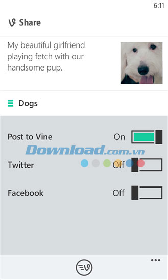 Vine for Windows Phone