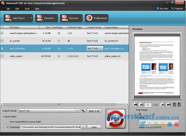 Aiseesoft PDF to Text Converter