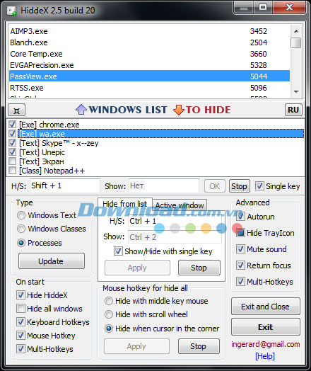 HiddeX