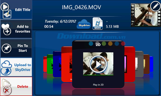 myVideos 3D+ for Windows Phone