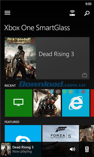 Xbox One SmartGlass for Windows Phone