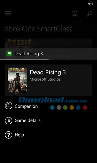 Xbox One SmartGlass for Windows Phone