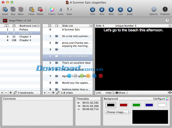 StageTitles for Mac
