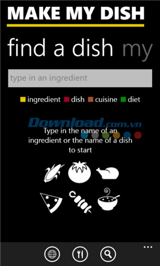 Make My Dish for Windows Phone