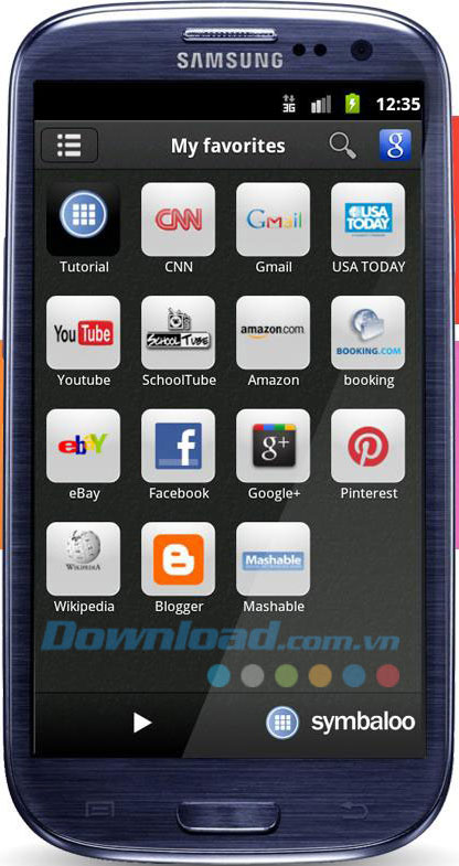 Symbaloo for Android