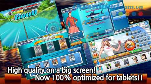 câu cá trên android Fishing Superstars for Android