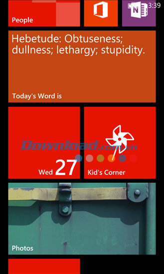 Today's Word for Windows Phone