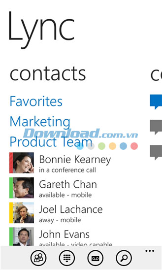 Lync 2013 for Windows Phone