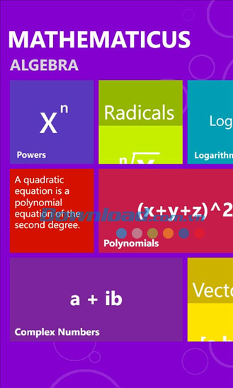 Mathematicus for Windows Phone