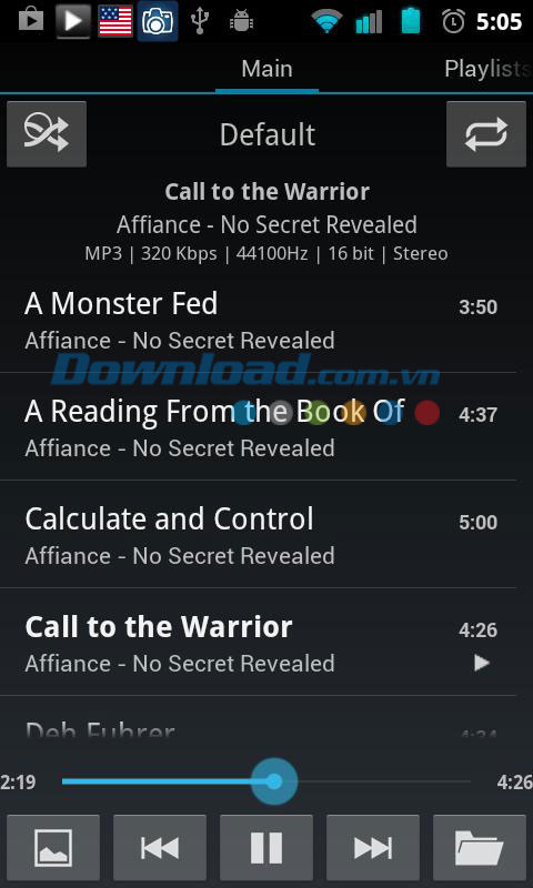 DeaDBeeF Player for Android