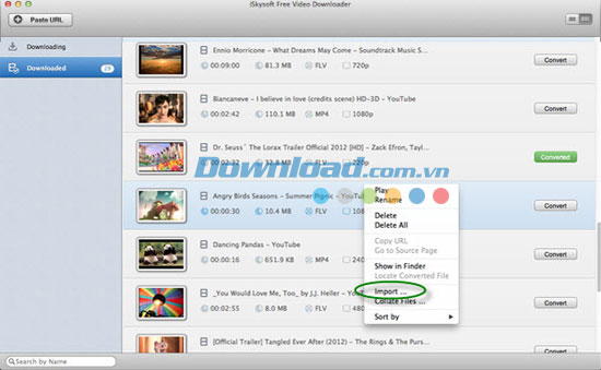 iSkysoft Free Video Downloader for Mac