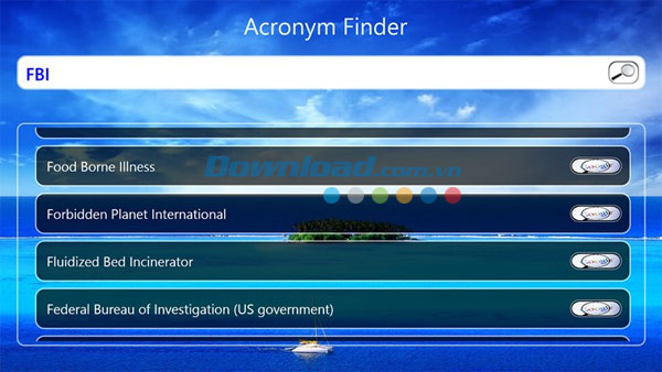 Acronym Finder for Windows 8