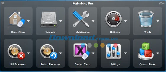 Tinh chỉnh và bảo trì máy Mac MainMenu Pro