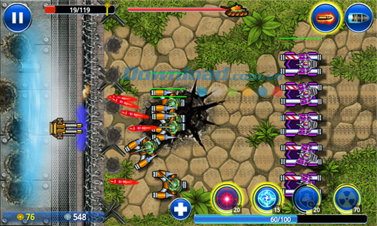 Tank ON - Modern Defender for Windows Phone