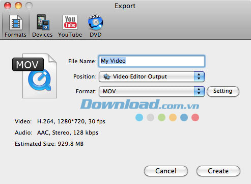 iSkysoft Video Editor for Mac