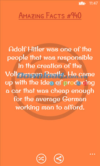 Amazing Facts for Windows Phone