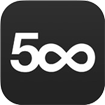 500px for iOS