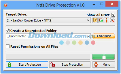 NTFS Drive Protection