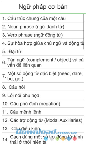 3000 từ tiếng Anh thông dụng for Windows Phone
