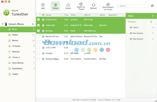 iSkysoft TunesOver for Mac