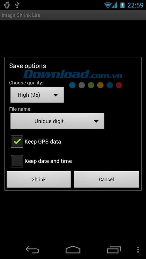 Image Shrink Lite for Android