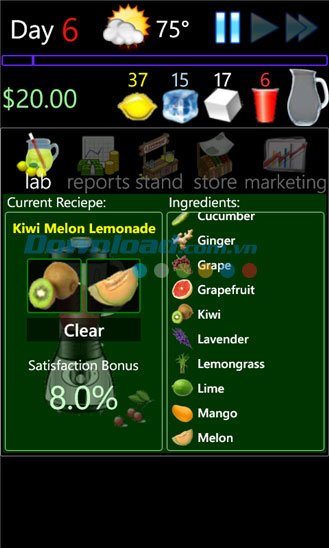 Lemonade Stand for Windows Phone
