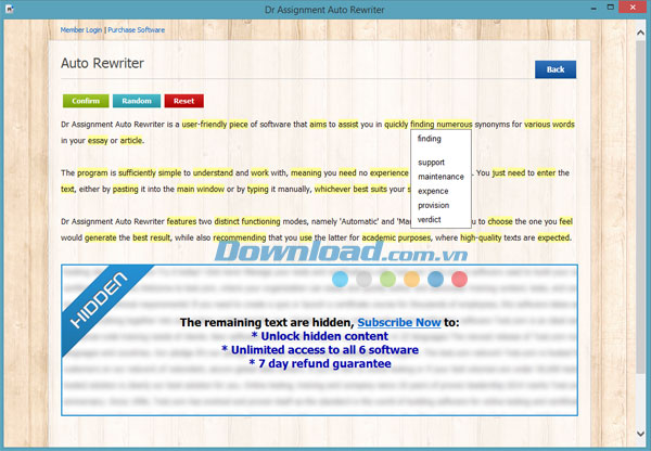 Dr Assignment Auto Rewriter