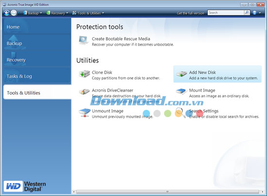 Acronis True Image Western Digital Edition Software